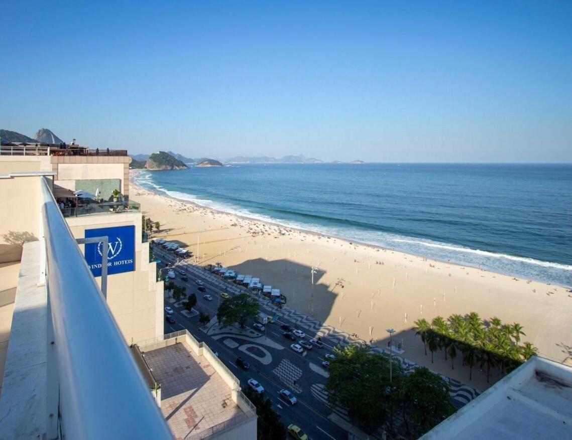 Flat Praia De Copacabana - Pe Na Areia Rio de Janeiro Exteriör bild